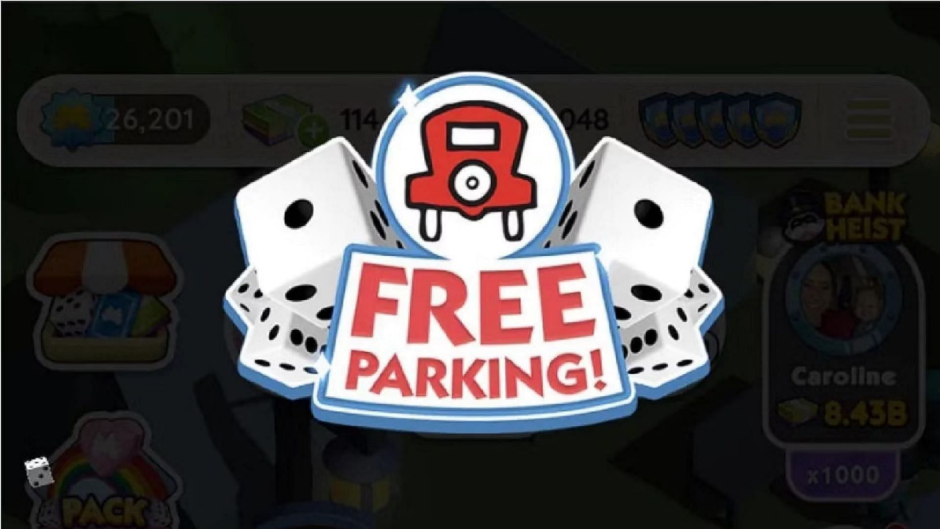 Participate in the Free Parking Dice event to get free dice (Image via Scopely)